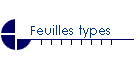 Feuilles types